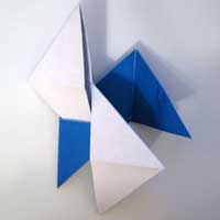 Origami Ninja Star instructions