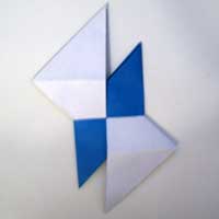 Origami Ninja Star instructions