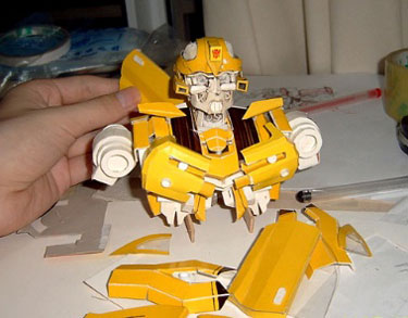 19th Birthday Party Ideas on Free Transformers Paper Craft Website